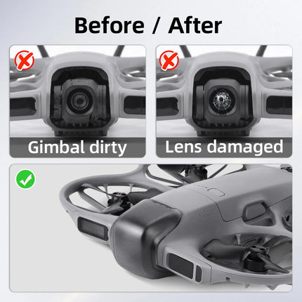 BRDRC Lens Cap for DJI Neo 2 Drone Protective Gimbal Lock Cover Camera Guard Anti-Scratch Protector Props fixer Accessory