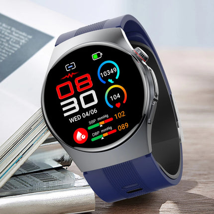 2026 New Accurate Diagnosis ECG Smart Watch Body Fat Blood oxygen BP Health Sport HD AMOLED Screen BT Call Smart watch Men Women