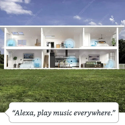 Brand New Original Alexa Echo 4th Gen Maximum Version Model Smart Speaker With Premium Sound Horn Smart Home Zigbee Hub