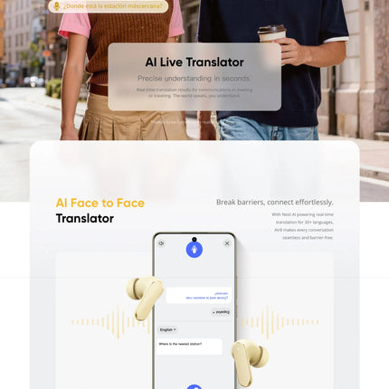 Global Version realme Buds Air 8 55dB Ultra Depth Noise Cancellation True Wireless Earphone Bluetooth 5.4 Earbuds LHDC 5.0 IP55