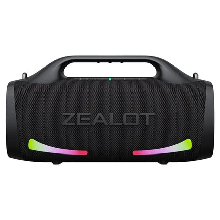Zealot-S79 Speaker Party Portable Speaker with Bluetooth 5.2, Portable Handle, 24-Hour Playtime, for Party, Camping