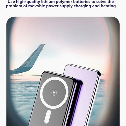 Taepiaai Magnetic Wireless Power Bank 20000mAh Ultra Thin Portable CCC Certified Super Fast Charging Pack for MagSafe for Iphone