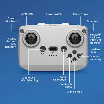 New H135 Mini Drone WIFI FPV Hover Professional 4K Camera Pocket Coloful Lights Dron Rc Plane Foldable Quadcopter RC Toys Gifts