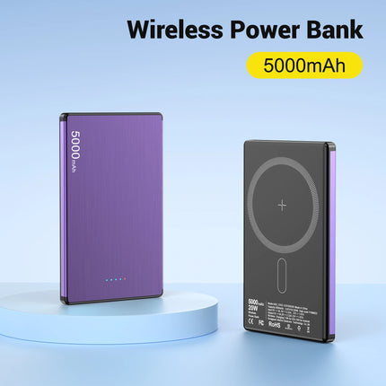 Magnetic Power Bank 15W Wireless Charging 20W Wired Charge Powerbak for iPhone 17 16 15 14 13 12 Pro Max xiaomi Spare battery
