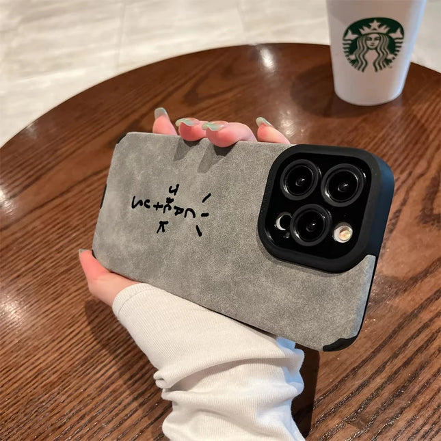 Flip Leather Phone Case for iphone 16 15 14 Plus 13 12 11 Pro Max 16E X XR XS Cover Fashion Streetwear Hop jack Funda Cases