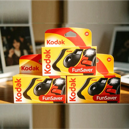 Kodak Film Camera New Disposable Film Camera 35mm 100% Authentic FunSaver Single Use Disposable 135 With Flash - 27/39 Exposures