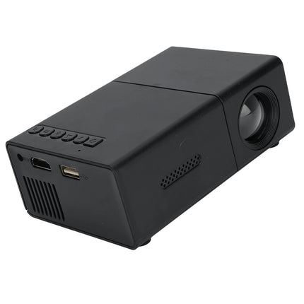 LED Movie Projector Low Noise Cooling Compact Projector Wide Compatibility Manual Focusing for Outdoor Activities for Phone PC