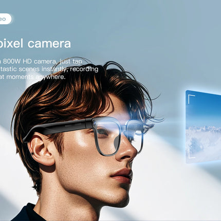 2026 4K 8MP Smart Glasses Men HD Camera 150+Language Translation ChatGPT WIFI Video Recording Bluetooth CallAudio Glasses Women