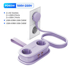 EU plug Purple / EU Plug