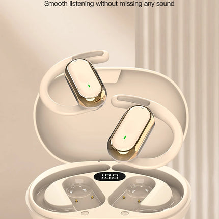 Wireless Headphone Bluetooth Headset Smart Adjustable Touch Sports Waterproof Earbuds Stereo Music Earphone For All Smartphone