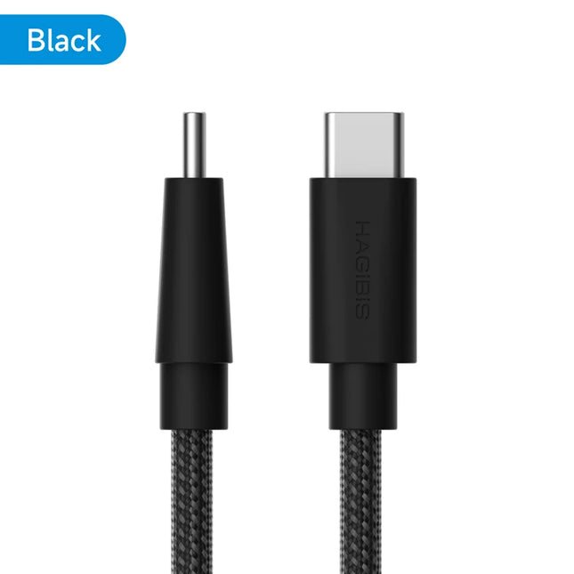 Hagibis USB C to USB C Cable Type-C 240W Fast Charging Cord Wedge Plug PD3.1 Charger Cable for iPhone 17 Pro Max Tablet Carplay