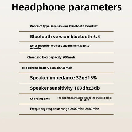 Q86wireless earphones semi in ear retro camera design power display  music earphones ultra long battery life sports earphones