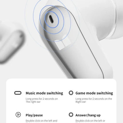 Monster MQT52 Wireless Headphones Bluetooth 5.4 HIFI Stereo Earphones Talking Noise Canceling Music  Gaming Headset with Mic