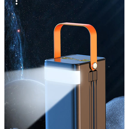 Portable Power Bank 30000mAh 60000mAh 120W Fast Charging Emergency Power Station with LED Charger for Home Camping And Phone
