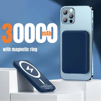 Lenovo Magnetic Power Bank 50000mAh Wireless Charger Super Fast Charging Magnetic External Battery For iPhone 17/16/15/14 New