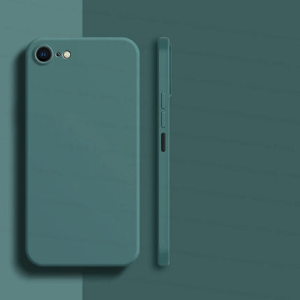 For iPhone 8 Case For iPhone SE 2022 2020 7 8 Plus Cover Case Luxury Shockproof Soft TPU Liquid Silicone Phone Back Cover Case