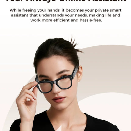 2026 AI Smart Glasses M02 Ultra 1080P HD Camera ChatGPT 3600mAh Charging Case Power Bank 32GB Translation Music Video Sunglasse