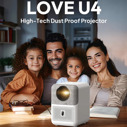 BYINTEK U4 LOVE  1 Projector 4K Smart 1080P Mini Home Theater Video Android WIFI for Smartphone Cinema