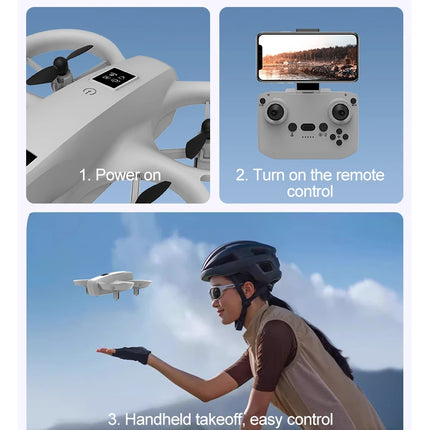 NEW GT3 Mini Drone 4K/8K Professional HD Camera Optical Flow Altitude Hold 5G WiFi FPV Safe Quadcopter Toy Gift For Kid Beginner