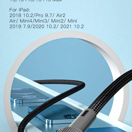 Essager Fast Charging For iPhone Usb Cable 11 12 13 Pro Max Mini Xs Xr X SE 8 7 6 Plus 6s 5 5s 2.4A Wire For iPhone Charger Cord