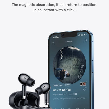 HOCO EQ2 True Wireless Bluetooth 5.3 Earbuds Touch Control Stereo In-Ear Headphones Built-In Microphone Sports Compatible