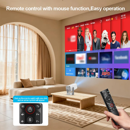 ThundeaL Full HD Projector TD80 Pro 1080P 2K 4K TD80Pro TD80W Upgrade WIFI Android Mini Beam Projector 3D LED Video Home Theater