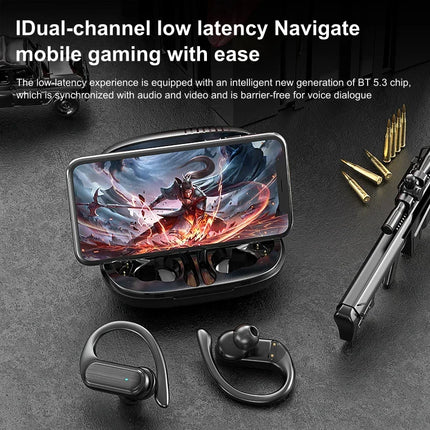 For CB&JBL Bluetooth TWS Wireless Earphones A520 Auricles Headphones EarHooks Game Headset Sports Touch Control Earbuds with Mic