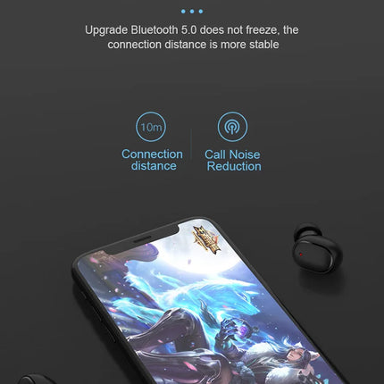 TWS Bluetooth Headphone Wireless Earphone Stereo Headset sportEarbuds microphone with charging box forsmartphone