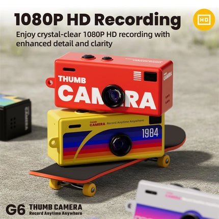 Portable Thumb Digital Camera 1080P HD Mini Camera Charmera Recording Video Cameras Wearable Keychain Recorder Gift Blind Boxes