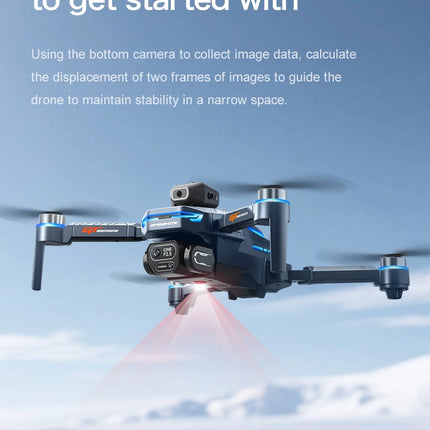 New GT8 Drone 8K Professional HD Dual Cameras Screen Remote 5G WIFI Brushless Motor Obstacle Avoidance Foldable Quadcopter Toys