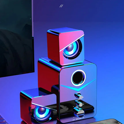 Bluetooth Speaker Home Theater Sound Bass System Mini Speakers Desktop Computer MP3 Player Audio for PC Phone Subwoofer Soundbar