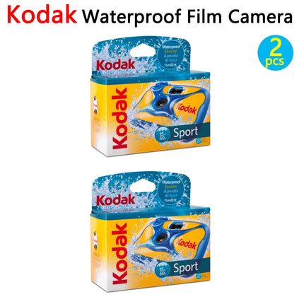 Kodak Camera Waterproof Diving Camera Disposable 27/39 Photo 1-6 Pcs Film Camera Manual Flash HD Power (Expiry date2026)
