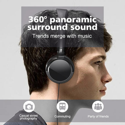 3.5mm/Type-C Plug Wired Headphones Foldable Headphones Bass Stereo Fashion Music Earphones For PC MP3 Smartphones Tablet