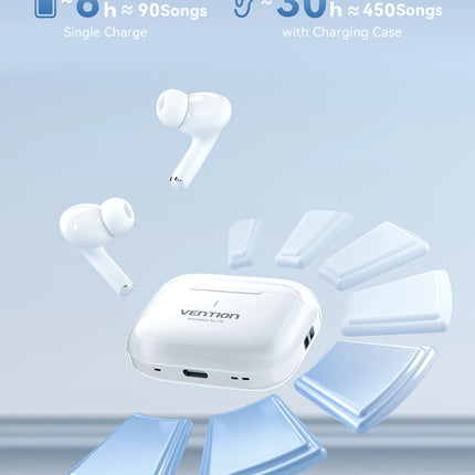 Vention ECHO LITE E11 Bluetooth Earphones Bluetooth 5.4 HiFi TWS True Wireless In Ear Headphones Stereo Sports Earbuds With Mic
