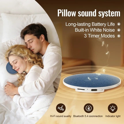 Pillow Side Sleep Aid Speaker Ultrasonic Speaker High Dynamic Sound Quality Pillow Bottom Sound Butterfly Bluetooth Speaker