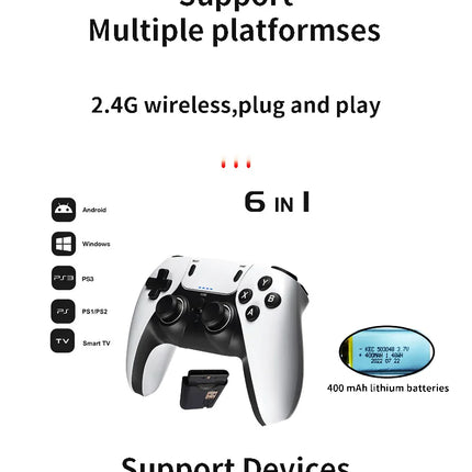 Wireless Gaming Controller For PS1 PS2 PS3 PC Android Wireless Controller Video Game Handheld Game Console Entertainment Gamepad