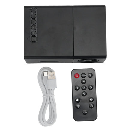 LED Movie Projector Low Noise Cooling Compact Projector Wide Compatibility Manual Focusing for Outdoor Activities for Phone PC