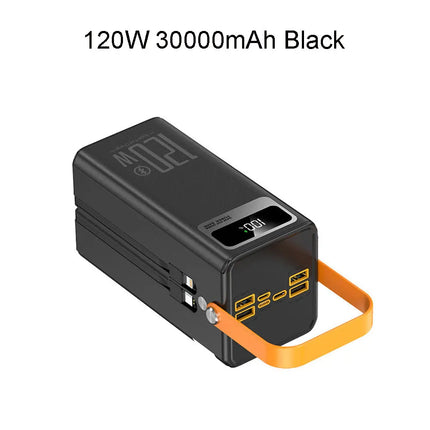 120W Fast Charging Power Station 60000mAh, Portable Large Capacity Power Bank Emergency Charger for Camping Home Use