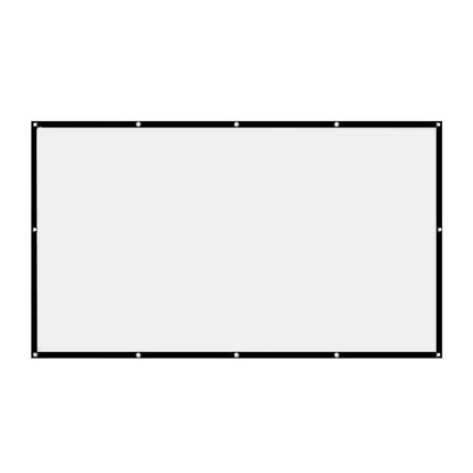 Simple Projector Curtain Home Set Theater Office 16:9 HD Display Projection Screen for Household Bedroom Accessories