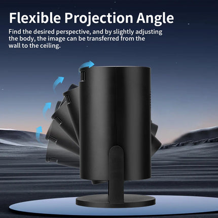 2026 New HY300 Projector with WiFi6 & BT5.0, Portable Beamer 1080P/4K Support Auto Keystone Smart Proyector