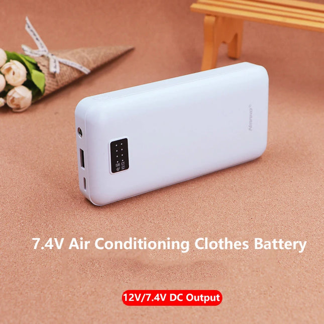 Power Bank 18000mAh 12V 7.4V DC Port External Battery Charger For Heating Jacket Air Condition Clothing Mobile Phone Charger