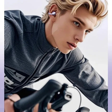 Wireless Bluetooth Earphones Clip-on Q71 Earphone High Sound for Xiaomi Earbuds Led Display Headphones Music Sports Headset