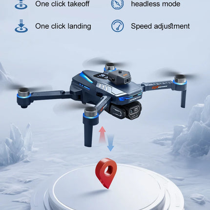 New GT8 Drone 8K Professional HD Dual Cameras Screen Remote 5G WIFI Brushless Motor Obstacle Avoidance Foldable Quadcopter Toys