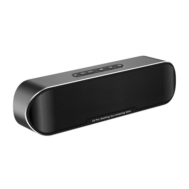 Two-way Speaker 60W Wireless Bluetooth Speaker Aluminum Alloy Portable Subwoofer 2-Channel Audio EQ Stereo Sound Desktop Speaker