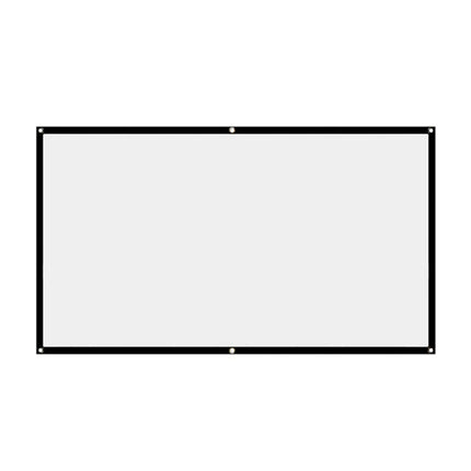 Simple Projector Curtain Home Set Theater Office 16:9 HD Display Projection Screen for Household Bedroom Accessories