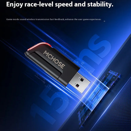 MCHOSE V9 pro Wireless Bluetooth Headset with Three Mode Microphone Noise Reduction Dynamic Sound Low Delay Office And Gaming