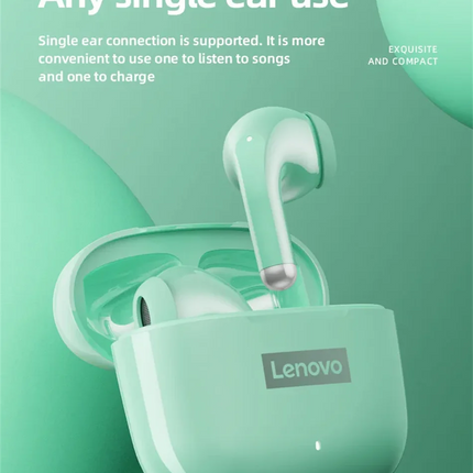 NEW Lenovo LP40 Pro TWS Bluetooth 5.3 Quick Connect Earphones  Ergonomic  Design  Headphones Powerful Transmission Speed Headset