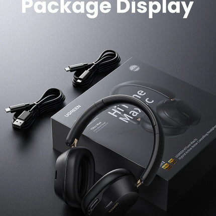 Choice Wireless Bluetooth Headphones 43dB Hybrid Active Noise Cancellation Hi-Res LDAC 75H Spatial Audio Headset Earphones