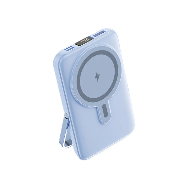 10000mAh Magnetic Power Bank Portable Wireless Charger With Cable Fast Charging External Battery Stand For iPhone 16 15