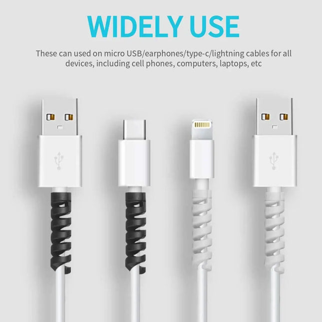 Charging Cable Protector For Phones Cable holder Ties cable winder Clip For Mouse USB Charger Cord management cable organizer